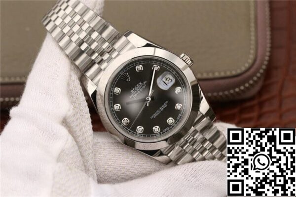 3 79 07e4f559 4bce 4827 be71 615d17196c9d Rolex Datejust M126300 1:1 Най-добро издание EW Factory Grey Dial