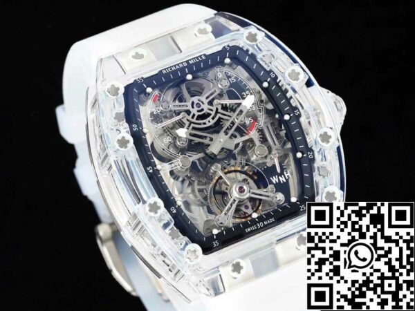 3 79 dff07bb0 3216 4fb8 940b ce06ad2e546a Richard Mille RM 56-01 Tourbillon 1:1 Best Edition RM Factory Transparent Skeleton Dial