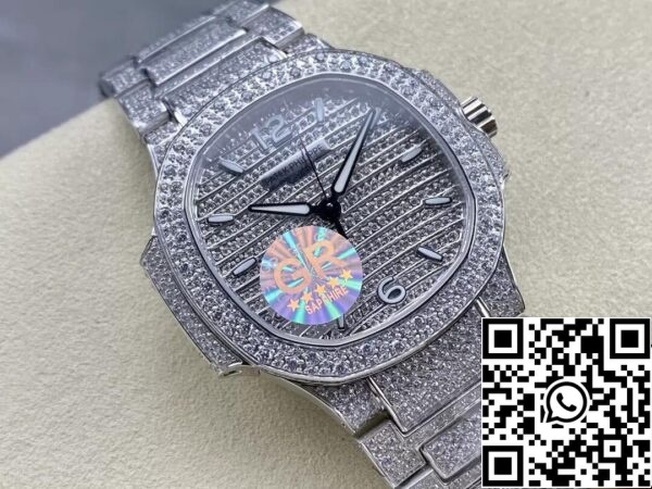 3 7 b6df4dcb 2e83 40f8 8a4e f6516eeb1ed0 Patek Philippe Aquanaut 7118/1450G-001 1:1 Best Edition GR Factory Diamond Dial