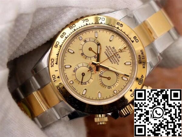 3 7 ce63eaef b441 4280 8d15 540aa771f964 Rolex Daytona Cosmograph M116503-0003 1:1 Best Edition Noob Factory Gold Dial Zwitserse ETA4130