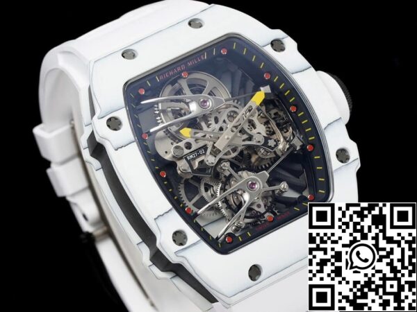 3 7 f2380acd 2111 4ec8 a7bc 325494490f4e Richard Mille RM27-02 Rafael Nadal Tourbillon 1:1 Meilleure édition RM Factory Boîtier en fibre de carbone