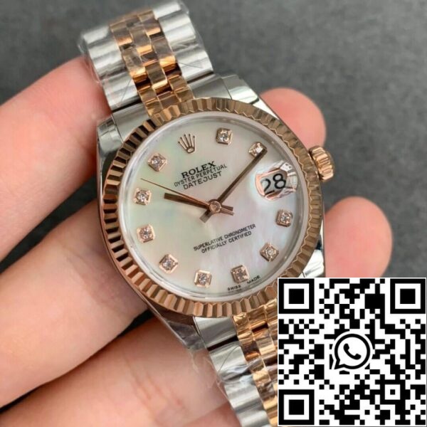 3 80 8af28db5 bc28 4ae2 a6c7 36ecc01aa192 Rolex Datejust M278271-0026 1:1 Mejor Edición GS Fábrica Oro Rosa