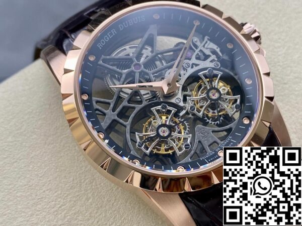 3 81 647c3fb1 690a 40c3 a3bc bc5e6f6b36ad Roger Dubuis Excalibur RDDBEX0395 1:1 Best Edition YS Factory Doppio Tourbillon Quadrante