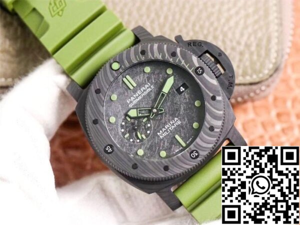 3 82 5eb98878 3761 41c8 9522 8627d41cc7e7 Panerai Merülő PAM00961 1:1 Best Edition VS Factory Camo fekete számlap svájci P.9010