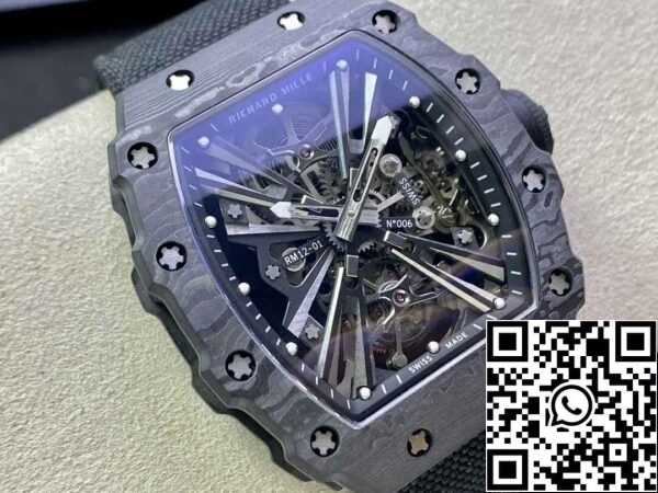 3 82 6dcaaaf5 b689 41af a7c3 f4654f0b01d9 Richard Mille RM12-01 1:1 Best Edition RM Factory Tourbillon Quadrante scheletrato