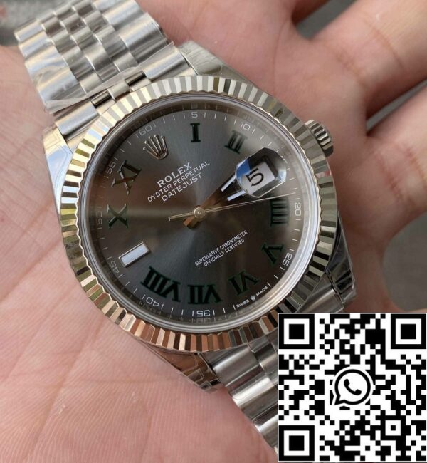 3 82 7280ae11 1185 4b52 95d9 5869e1b25ccc Rolex Datejust M126334-0022 41MM 1:1 Best Edition VS Factory Green Dial