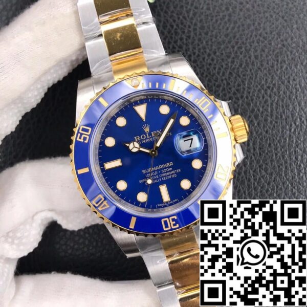 3 83 Rolex Submariner 116613LB-97203 40mm 3135 urverk VS Factory Blå urtavla