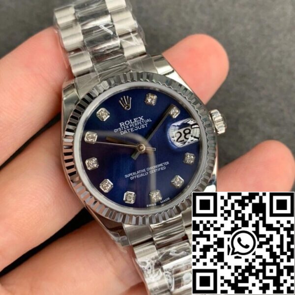 3 83 4506e2b7 9dfd 4389 88e2 012776986aa0 Rolex Datejust 31MM 1:1 Best Edition GS Fabriek Blauwe Wijzerplaat