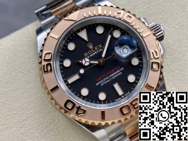 3 84 Rolex Yacht Master M126621-0002 1:1 Best Edition Pulito Quadrante Nero di Fabbrica