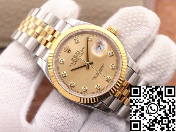 3 84 269623ed 6245 42fa 9170 3335e7fefcdd Rolex Datejust M126233-0017 1:1 Best Edition EW Factory pezsgőszínű számlap svájci ETA3235