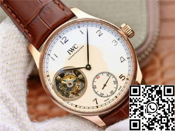 3 85 fefff639 63c3 45c5 a778 7f46913ea689 IWC Portugisisk Tourbillon IW546302 1:1 Best Edition ZF Factory Silver Urtavla