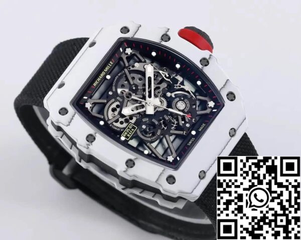 3 86 03156768 310a 4df4 af39 794fb65eba86 Richard Mille RM35-01 1:1 Meilleure édition BBR Bracelet noir d'usine