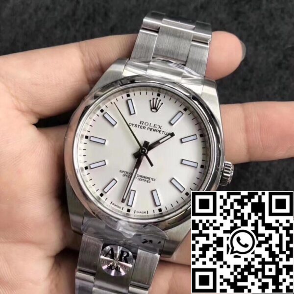 3 86 87227083 047c 46c2 8bb3 7b75cac0aa33 Rolex Oyster Perpetual 114300 39MM AR Factory 1:1 Best Edition Cadran blanc