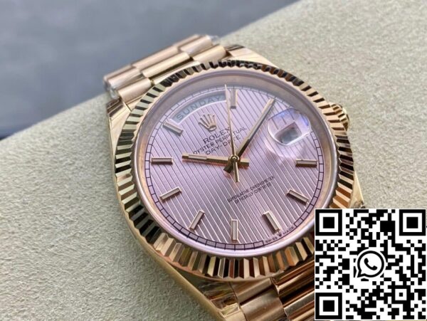 3 87 Rolex Day Date M228235-0005 1:1 Mejor Edición EW Fábrica Oro Rosa