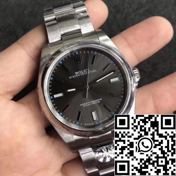 3 87 75fbf994 8472 4a17 b477 77a81e486e38 Rolex Oyster Perpetual 114300 39MM AR Factory 1:1 Best Edition Harmaa Dial