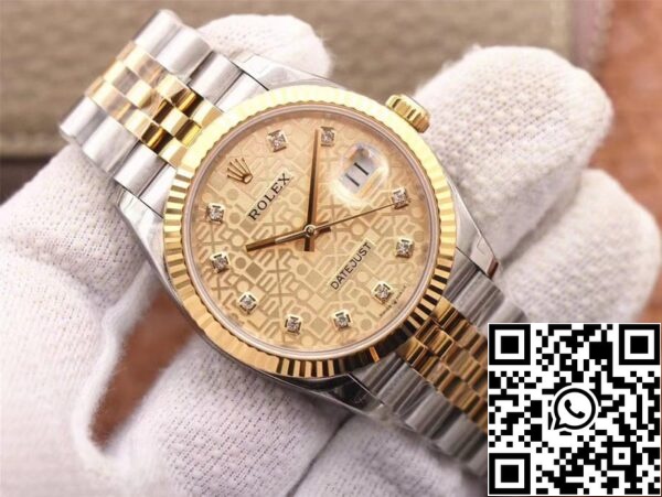 3 87 7a15df79 a20e 497f 9fc3 9d6b601a69e4 Rolex Datejust M126233-0033 1:1 Best Edition EW Factory Champagne Dial Sveitsin ETA3235