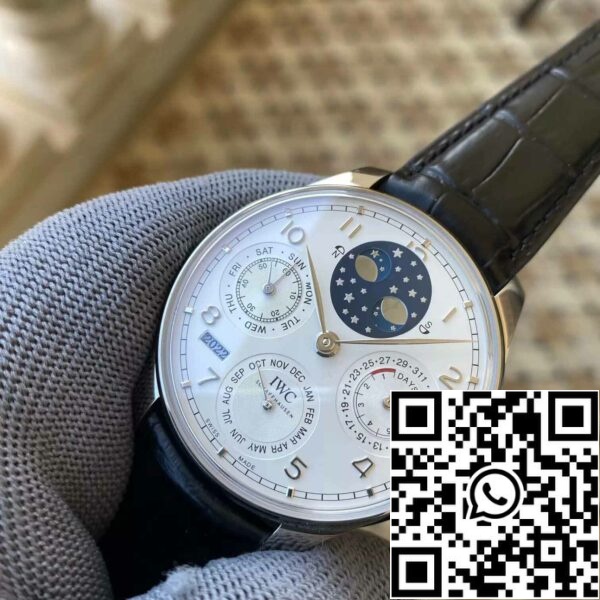 3 87 f8213764 c64c 45e5 9894 2fd63b77192d IWC Portuguese Perpetual Calendar IW503406 1:1 Best Edition APS Factory White Dial