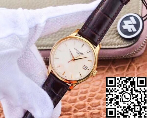 3 88 a348350a 60fb 408f 8631 e1d5bb84859b Patek Philippe Calatrava 5227J-001 ZF Factory 1:1 Best Edition 18K sárga arany tok svájci Cal.324 SC