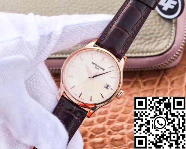 3 89 1655dd0e 0c3d 4c89 bb0d f3a4bd244602 Patek Philippe Calatrava 5227R-001 ZF Factory 1:1 Best Edition 18K Rose Gold Case Sveitsin Cal.324 SC