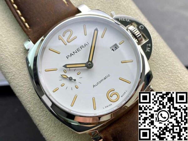 3 90 f681e175 cf5d 4cd0 aae3 d3b904bbef5d Panerai Luminor PAM01046 1:1 Best Edition VS Factory White Dial