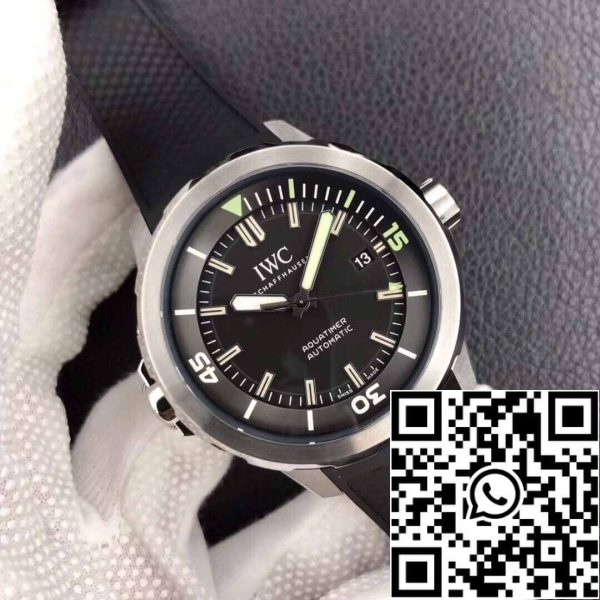 3 92 6666c9c1 d7d8 433d af0b 210e13b8749e IWC Aquatimer IW329001 1:1 Best Edition V6 Factory Musta kellotaulu