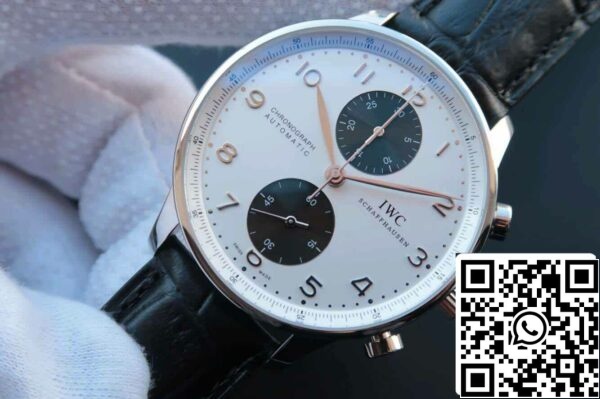 3 93 a97be63d 4e56 4c90 8aa2 488e83a47d04 IWC Portugieser IWC371411 1:1 Best Edition ZF Factory V7 Cadran blanc