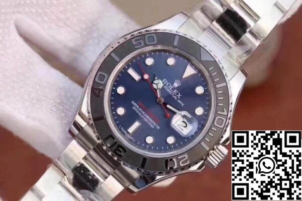 3 95 Rolex Yacht-Master 116622LN EW Gyári 1:1 Legjobb kiadás svájci ETA3135 kék számlap