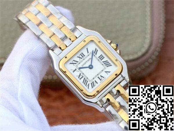 3 95 6f7069eb e9eb 4575 a168 17c92e3b1ff8 Panthere De Cartier W2PN0007 27MM 1:1 Best Edition 8848 Factory Esfera Blanca