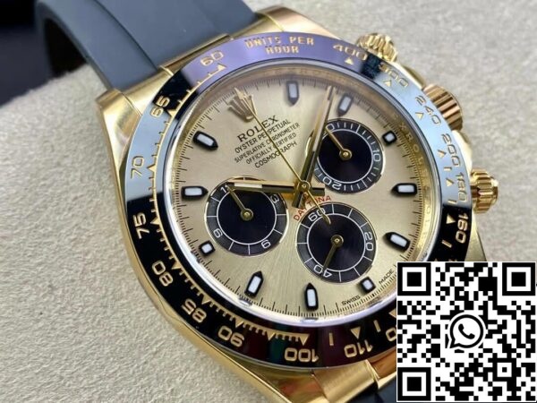 3 96 Rolex Cosmograph Daytona M116518LN-0048 1:1 Best Edition Clean Factory pezsgő színű számlapja