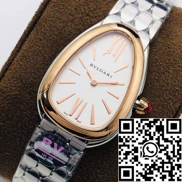 3 98 894c7b72 dea3 479e 9b33 f76135611f38 Bvlgari Serpenti 103144 1:1 Best Edition BV Factory Rose Gold Bezel