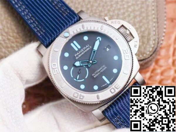 3 98 9afcd2bf aebb 4d56 b5f5 be4527c2837b Panerai Submersible PAM00985 VS Factory 1:1 Best Edition Black Dial Swiss P.9010