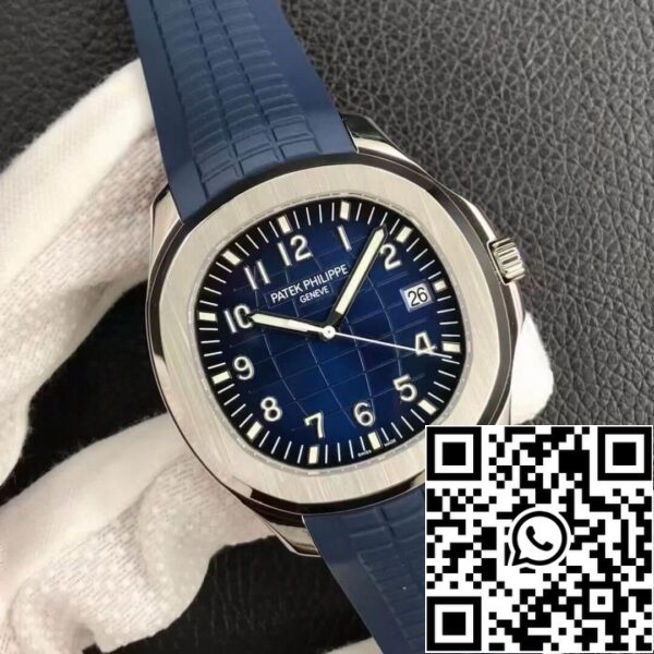 3 9 5f7a04b8 5edb 4a4b a26d 4db94beba886 Patek Philippe Aquanaut 5168G-001 1:1 Beste Editie 3K Fabrieks V2 Versie Blauwe Wijzerplaat