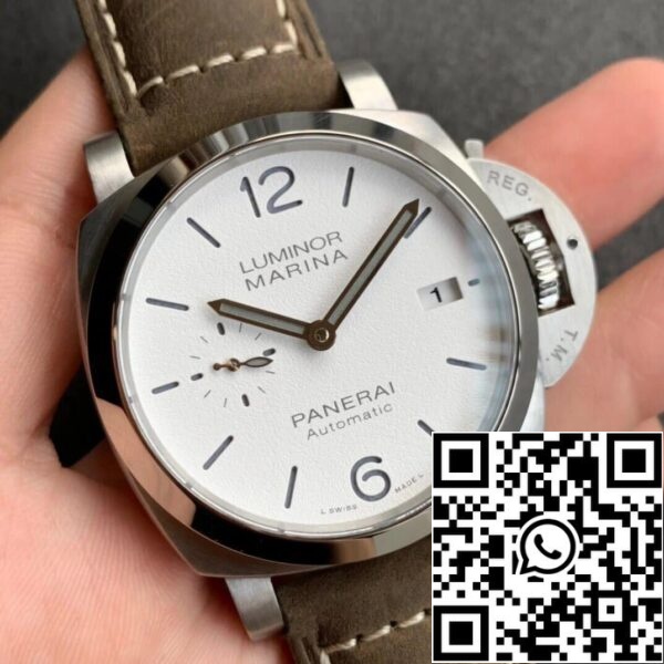 3 9 79df0226 f56e 433c 9a94 70afdaeff5d4 Panerai Luminor PAM01394 1:1 Best Edition VS Factory White Dial