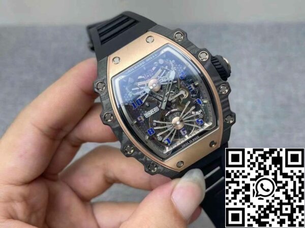 3 9 850dee71 6190 4a13 9401 20165fd430fc Richard Mille RM21-01 1:1 Meilleure édition RM Factory Tourbillon Cadran Squelette