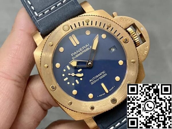 3 9 e0ef3e93 8571 459d aa71 51c4b51dc4d8 Panerai Submersible PAM01074 1:1 Best Edition VS Factory Blue Dial