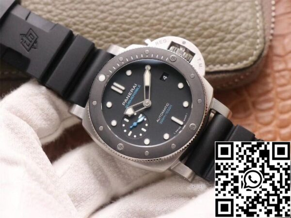 31 143 Panerai Submersible PAM00683 1:1 Best Edition VS Factory Schwarzes Zifferblatt Schweizer P9010