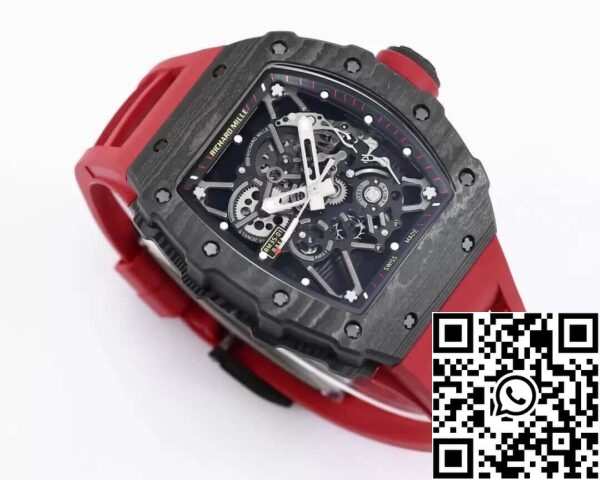 3 1d3d02cf ee35 4f9d be86 9a37017cb034 Richard Mille RM35-01 1:1 Best Edition BBR Factory Rubber Strap