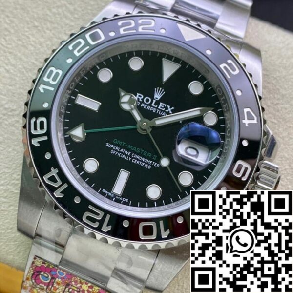 3 9ac5b0d7 7005 4bc0 a735 31d2e1f5a184 Rolex GMT Master II 116710LN-78200 1:1 Najboljša izdaja Čista tovarna Črna obroba