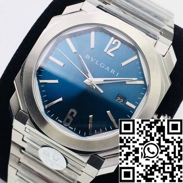 3 aa740a73 0c0a 469e 9a41 ecfd40577a2e Bvlgari Octo 102105 BGO38C3SSD 1:1 Best Edition BV Factory Blue Dial