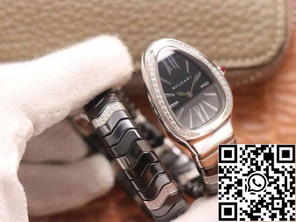 4 100 d0ac7b37 6581 4b7b 9d86 93b463e1d46b Bvlgari Serpenti 102129 1:1 Best Edition BV Factory Stainless Steel Diamond