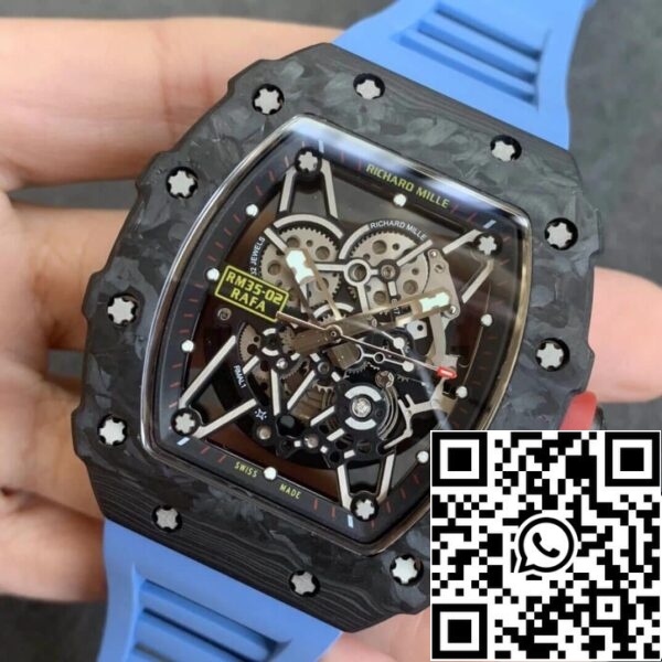 4 103 11977f27 3c8f 4bf0 89b5 86e3280b1db6 Richard Mille RM35-02 1:1 Best Edition KV Factory V3 Kolfiberfodral