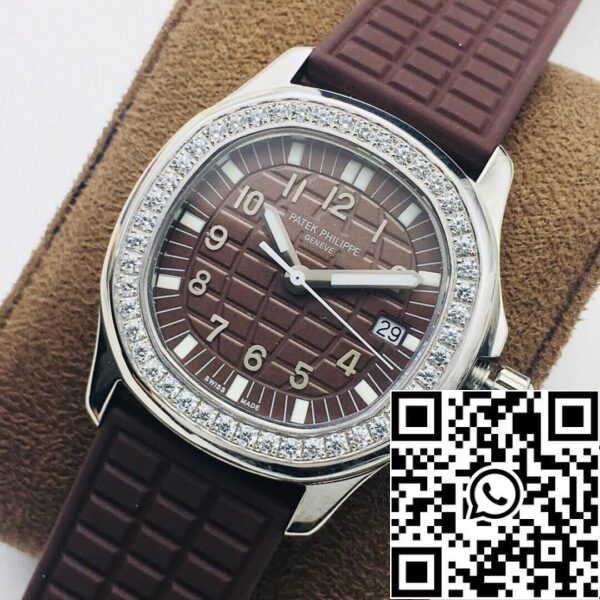 4 103 39c04d4d 2be4 42e2 95af bdf6040cff12 Patek Philippe Aquanaut 5067A-023 Mechanizm kwarcowy 1:1 Best Edition PPF Factory Brązowy pasek