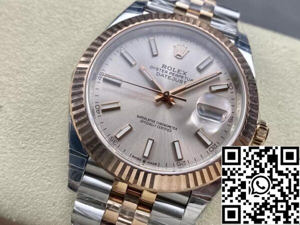 4 105 Rolex Datejust M126331-0010 1:1 Mejor Edición VS Fábrica Oro Rosa