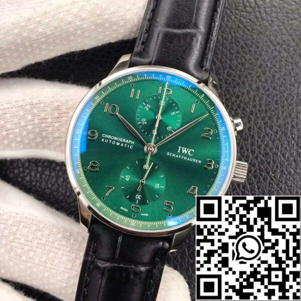 4 106 622b169c 14a4 49ab 9488 ab873239a9c9 IWC Portugieser IW371615 1:1 Best Edition ZF Factory Quadrante verde