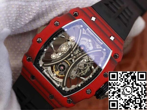 4 106 c8a0f9bf acde 467b 8708 e5d4b2bd98ee Richard Mille RM53-01 1:1 Best Edition KV Factory TPT Kohlefaser Schwarzes Armband