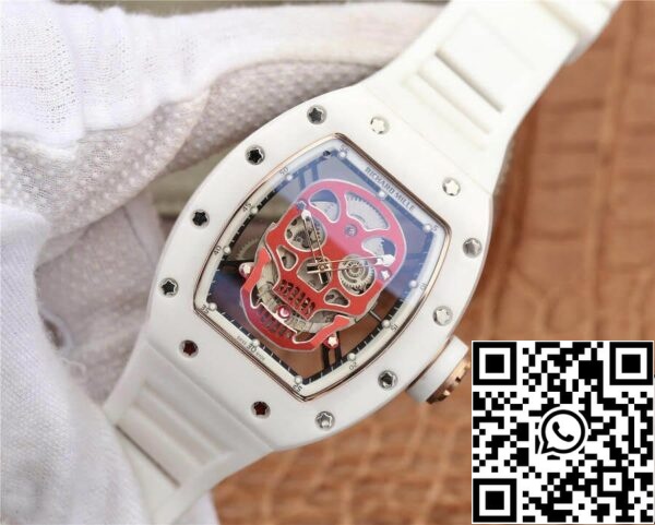 4 109 4 109 5444165b 7561 47A1 bf01 01cfa2902bd5 ريتشارد ميل RM52-01 1:1 أفضل إصدار KV Factory White Ceramic