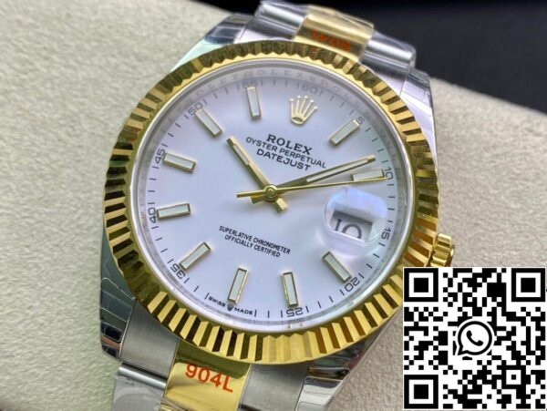 4 10 396cf523 9e5e 4ead 8f79 be17204848587e Rolex Datejust M126333-0015 1:1 Best Edition EW Factory Fehér számlap