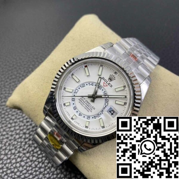 4 10 55996ba1 d094 4f0d bdee 132e3cc4d449 Rolex Sky Dweller M326934-0002 1:1 Best Edition Noob Factory V2 White Dial