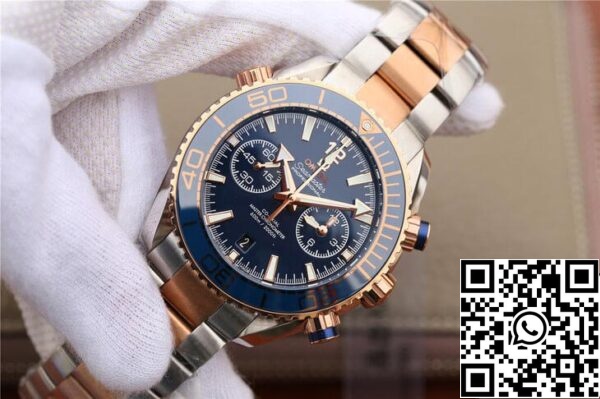 4 10 e574fe70 b40b 4a97 816b ad9c840172f1 Omega Seamaster Ocean Planet 600M 215.20.46.51.03.001 1:1 Best Edition OM Factory Oro Rosa