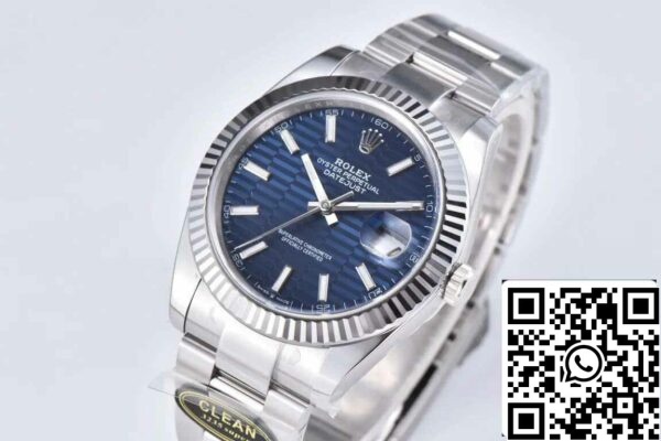 4 10 e7900498 cc32 4526 a6e1 cac6165530a3 Rolex Datejust 41MM M126334-0031 1:1 Best Edition Clean Factory Quadrante blu